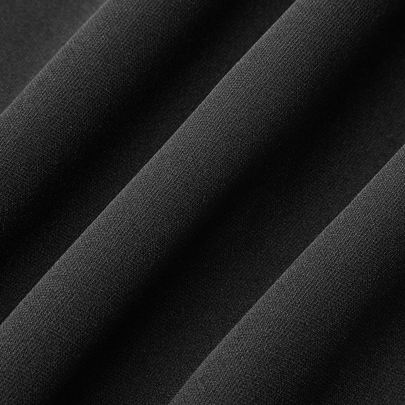 Commense Bow Cut-Out Stand Collar Short Sleeve Dress - Picture 2 of 5